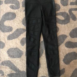 Lululemon silky mesh leggings